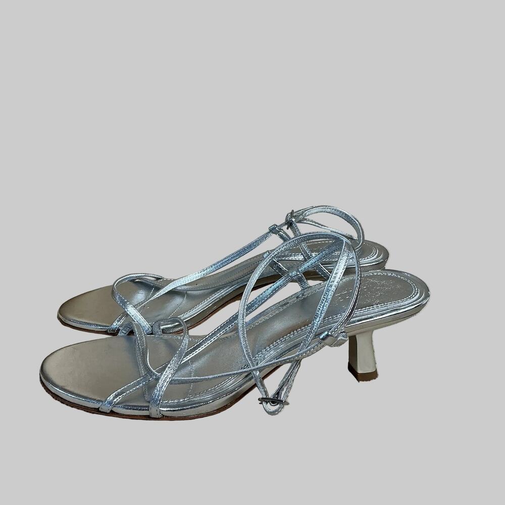Paige silver sandals, size 7, BRAND NEW!